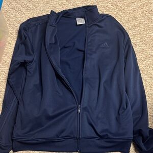 Adidas Climawarm Dark Blue Zip-Up track Jacket